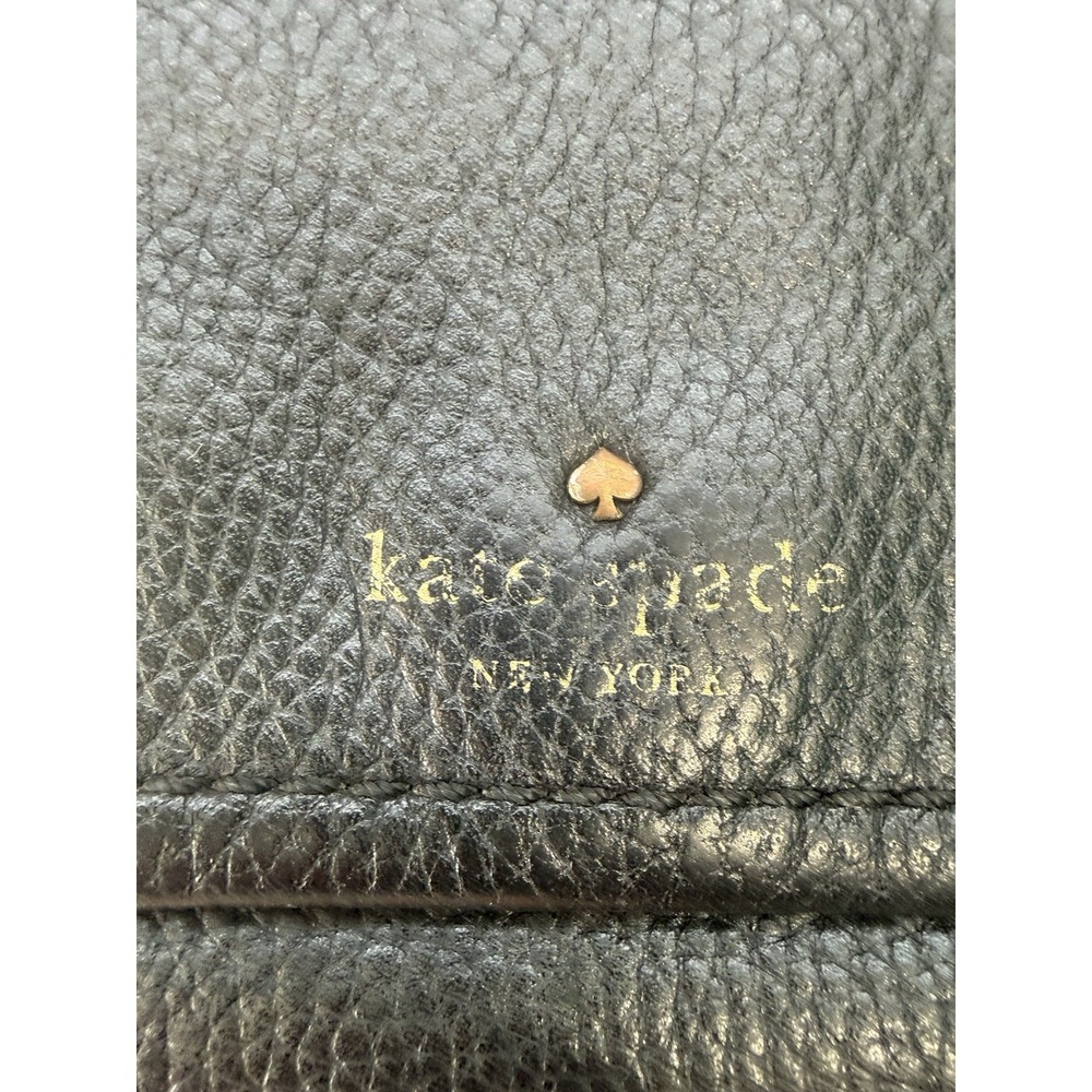 KATE SPADE New York Cobble Hill Black Pebbled Leather Expandable Crossbody Purse - Picture 10 of 14